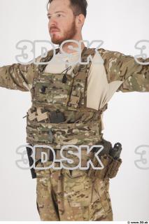 Soldier in American Army Military Uniform 0041